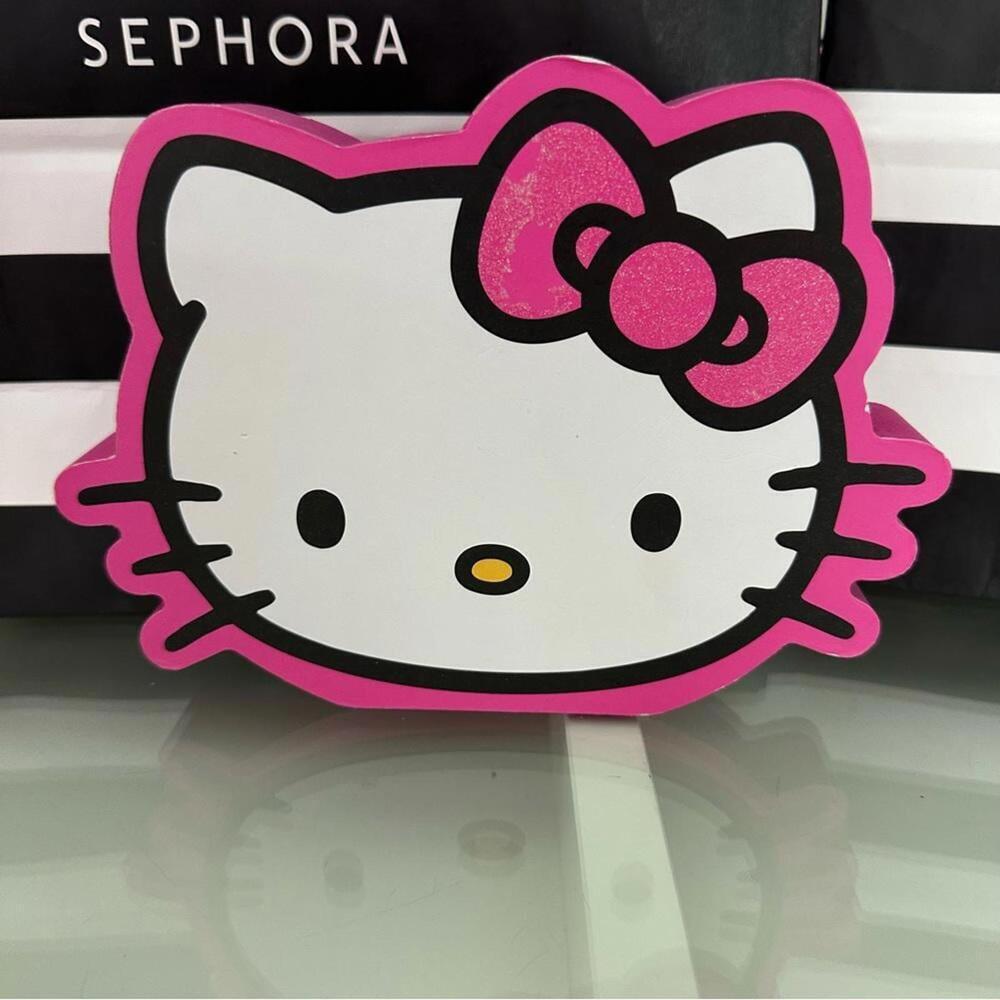Hello Kitty Glittery Block Sign